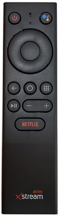 Replacement Remote Control Replace for TV/Audio/Projector Airtel XStream Smart Stick Device With Voice Search-enabled for