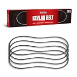 (1 Pack / 4 Pcs) Belt for MechMaxx B200(ZONSEN Engine) Wood Chipper, A1367Li
