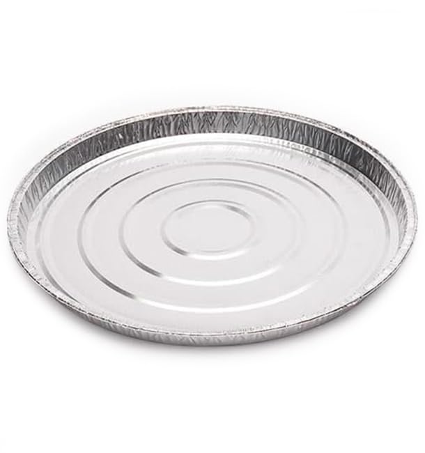 200 Bandejas de Aluminio Desechable, 29,5cm, 1100ml, Repostería, Comida, Apto para Horno, Microondas, Resistentes, Barbacoa, Parrilla, Picnic
