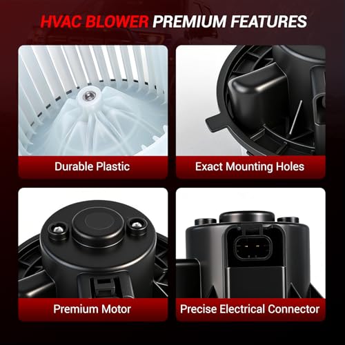 Image of HVAC Blower Motor Fan 700191 Compatible with 2003 2004 2005 2006 Chevy Silverado 1500 2500 Avalanche Suburban GMC Sierra Yukon Escalade 89019320, 89019301