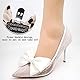 Tsangbaby Satin-Schleifen-Schuhclips mit Punkten, einfarbig, abnehmbare Schuhclips, elegante Hochzeit, Party, Schuhschnalle, Tasche, Kleidung, Haarschmuck für Damen und Mädchen, 2 Stück weiß