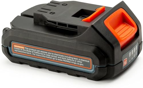 SENIX B25X2 20 Volt Max* 2.5 Ah Lithium-ion Battery Only for X2 20V Lawn and Garden and Cordless Power Tools, Fade-Free, Battery Indicator Lights by SENIX - Image 3