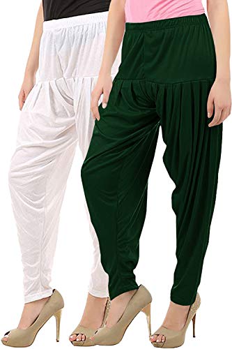 Image of Buy That Trendz Patiala Salwar for Women Relaxed Fit Viscose Patiyala Salwar Harem Bottom Pants