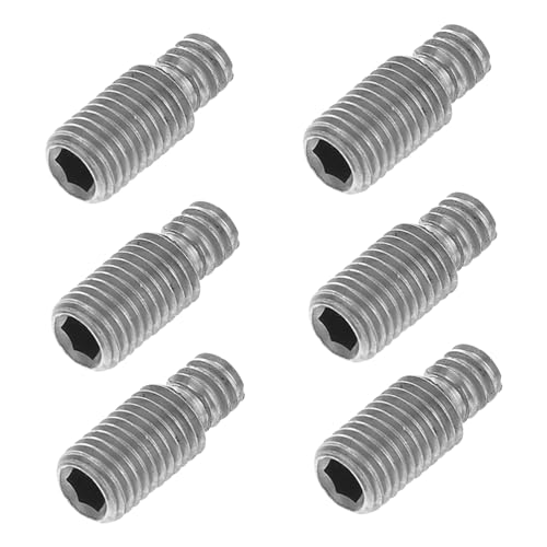 BESPORTBLE Scale Recurve Stabilizer Screw Set 6pcs Bow Point Insert for Bowstring Nock Accessories