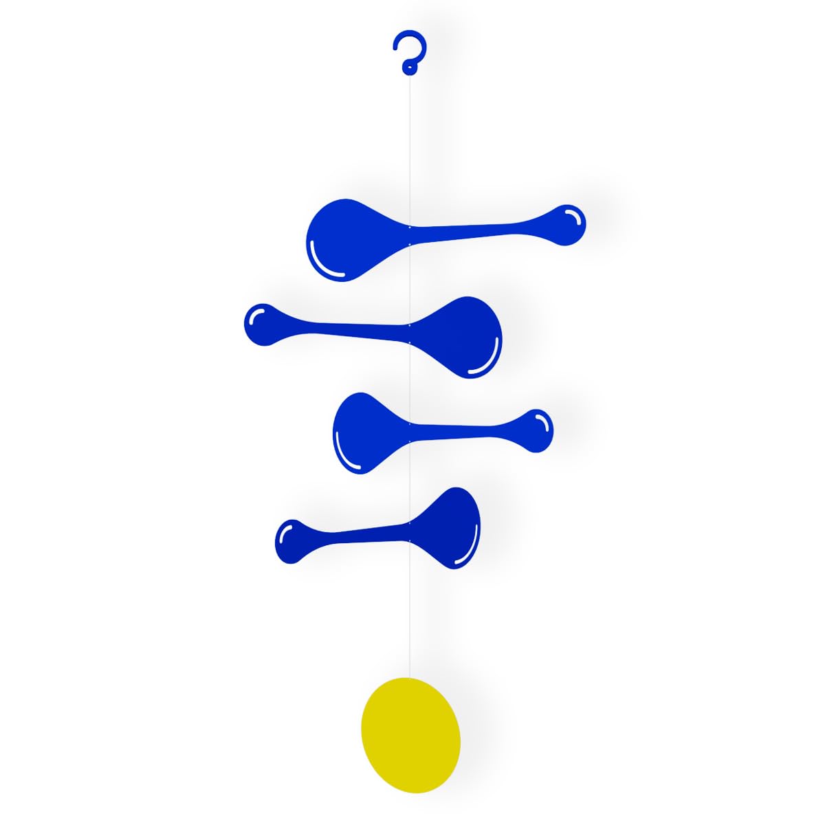 Harmony-Inspired Hanging Mobile - Serene and Balanced Decor for a Calming Space