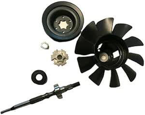 Amazon.com : (AM) 72972 OEM Hydro Gear Transmission Fan Pulley KIT ...