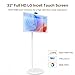 ApoloSign 32-Inch Portable Smart Screen 1080p Rotatable Monitor with Incell Touch Screen, Android OS(Support Google Store), Built-in Battery(4-6H), Full Swivel Rotation, Remote Control