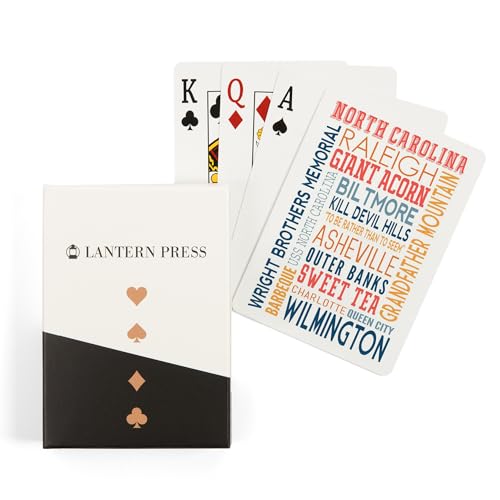 Baraja de Poker North Carolina, 52 Cartas