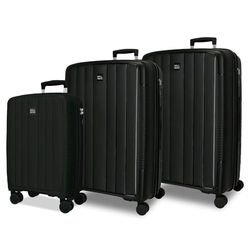 Valises rigides 4 doubles roues Roll Road Acadia avec cadenas