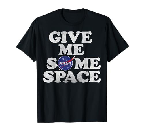 NASA Give Me Some Space Bold Vintage Center Logo T-Shirt