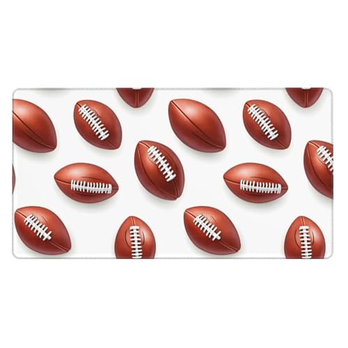 Grand tapis de souris de jeu durable avec bords cousus et base en caoutchouc