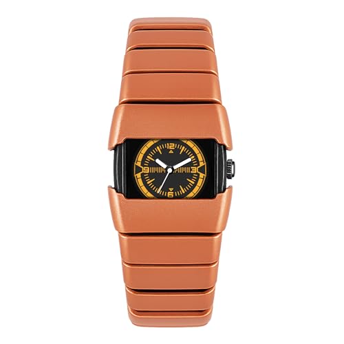 Shocknshop Analog Sleek Minimal Design Stainless Steel Strap Black Dial Unisex Wrist Watch for Men Women -WCH377 (Rosegold) Deal