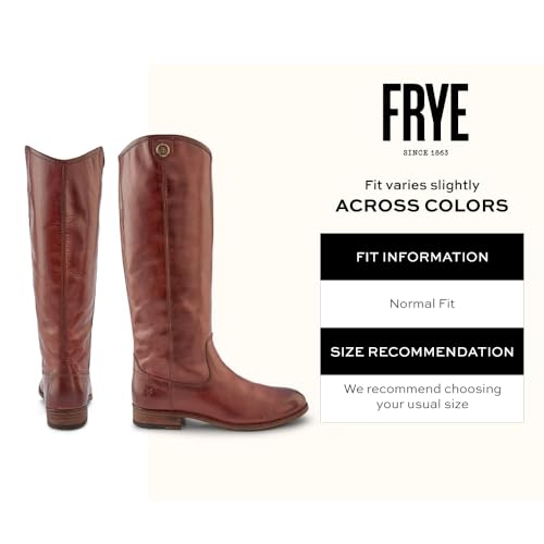 Image of Frye Melissa Button 2 Equestrian-Inspired Tall Boots for Women Made from Hard-Wearing Vintage Leather with Antique Metal Hardware and Leather Outsole - 15 inch Shaft Height