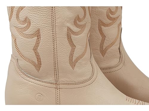Image of Dingo Womens Out West Embroidered Snip Toe Casual Boots Mid Calf Mid Heel 2-3 inch