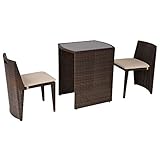 ✅GLAS-TISCHPLATTE: Die eingelassene Tischplatte aus gehärtetem Glas ist sicher und leicht zu reinigen. Die Saugnäpfe darunter garantieren ihre Stabilität