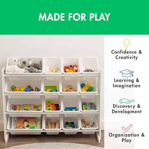 image for Humble Crew Supersized Toy Storage Organizer with 16 Removable Bins, W