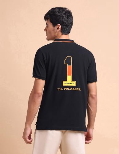 Image of U.s.Polo Association Men's Slim fit Iconic Number Polo Shirt