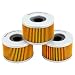Road Passion High Performance Oil Filter for HONDA TRX400/TRX500/TRX650/TRX680/CM450/CMX450/CX500/GL500/GL650(pack of 3)