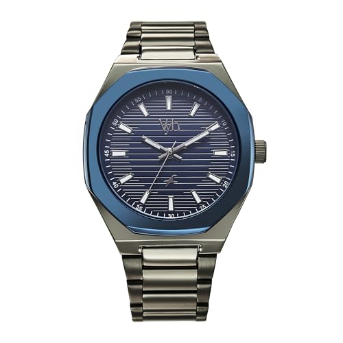 Wishlist 7 Fastrack Vyb Limitless Quartz Analog Dark Blue Dial Metal Strap W...