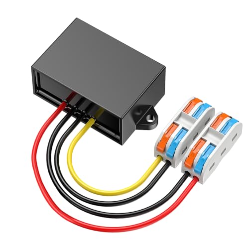 Convertidor de voltaje 12V a 24V Convertidor Step up 12 a 24v 5A 120W con conector de cable de conector rápido, Vonvertidor 12v a 24v para carro de golf, camión LED