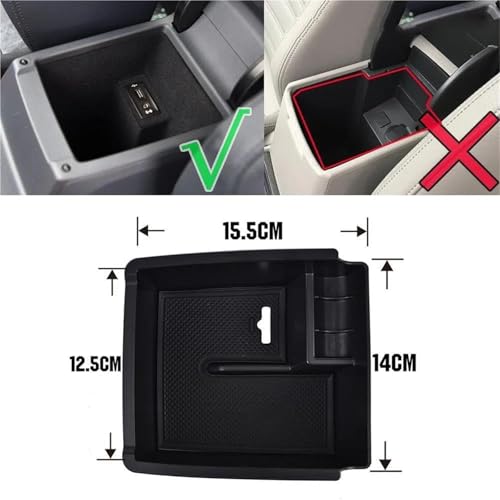 Insert de console centrale premium pour accoudoir VW Passat B8 Alltrack 2016 - 2