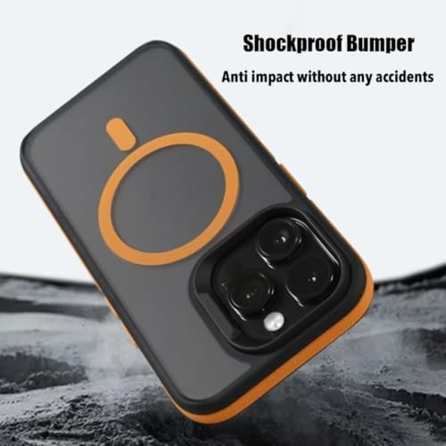 Coque magnétique iPhone 15 Pro transparente avec charge sans fil MagSafe antichoc - 2