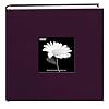 Fabric Frame Cover Photo Album 200 Pockets Hold 4×6 Photos, Sweet Plum