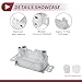 VekAuto Engine Oil Cooler for Ford Escape 2017-2019 Transmission Oil Cooler Trans Cooler No.F1FZ7A095D/F1FZ7A095A Aluminum Alloy Silver Tone 1 Pcs Car