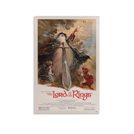 YRUAWRH Póster de El Señor de los Anillos para pared, lona estética, póster vintage, pintura decorativa para dormitorio, sala de estar, 30 x 45 cm, estilo sin marco