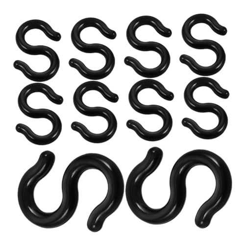 Zerodeko 10piezas Gancho De Fijación Para Tubería De Cable Forma De s Clips De Línea De Freno De Plástico Soporte De Bloqueo Para Automóviles Taller y