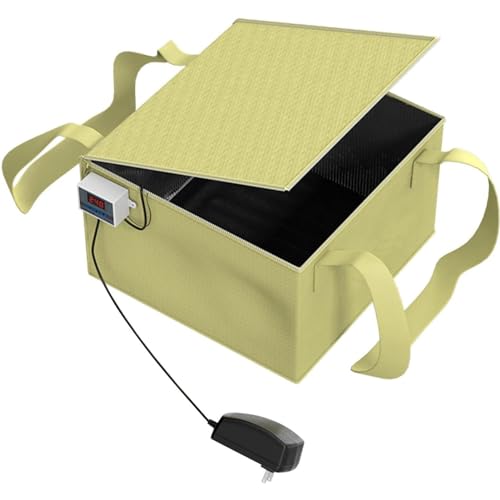 MIDUOLAI Caja De Prueba De Masa, Fermentador De Masa VersáTil para Hornear Y Fermentar, Fermentador Pan con Control Preciso Temperatura, para Hacer Pan, Yogurt, Natto Y JabóN Artesanal