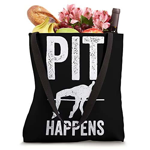 PIT Happens! Funny Pole Vault Pole Vaulting Tote Bag