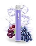 RELX(リレックス) マジックゴー Magicgo 電子シーシャ 電子タバコ 700 ベイプ タールなし ニコチンゼロ 100%フレーバー 約700回吸引 リキッド一体 使い捨て スタイリッシュなデザイン (グレープアイス)