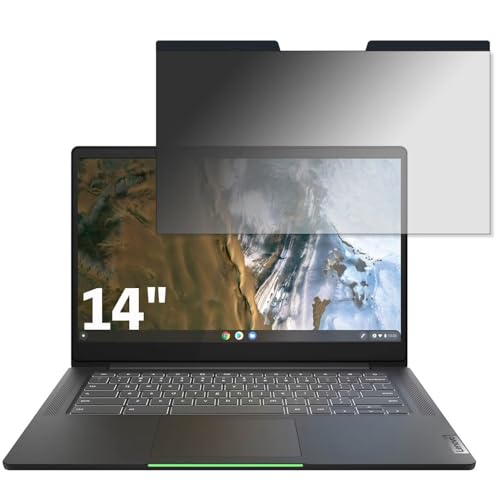 Lenovo IdeaPad Slim 560i Chromebook 14�C���` 16:9 �Ή� �}�O�l�b�g�� �`�����h�~�t�B���^�[ �v���C�o�V�[�t�B���^�[ �u���[���C�g�J�b�g ���˖h�~ PC �p�\�R�� �m�[�g�u�b�N �̂������h�~ ��ʕی�t�B���� �ی�