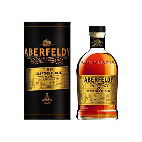 Aberfeldy 20 Year Old Single Malt Scotch Whisky, Exceptional Cask Series, Whisky Gift for Men, Premium Alcohol Gift Ideas for Boss, Birthday, Christmas, Retirement, Anniversary (70cl/ 43%) Cover