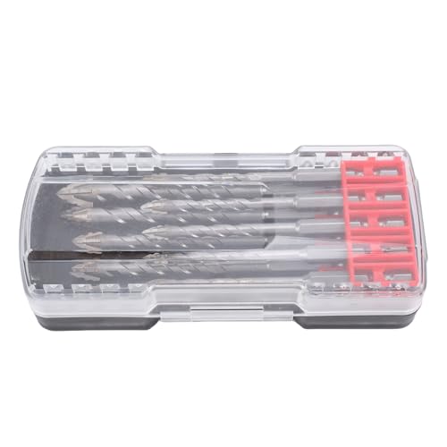 Jeu de forets dentelés en carbure Jeffergarden - 10 pcs de 4 à 12mm pour verre et maçonnerie