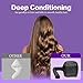 Hooded Hair Dryer Bonnet - Fast-Drying Bonnet Hair Dryer for Natural Hair, Deep Conditioning, Styling, & Curl Enhancing - Adjustable Fit, Heat Distribution, Portable & Lightweight for Travel（Black）