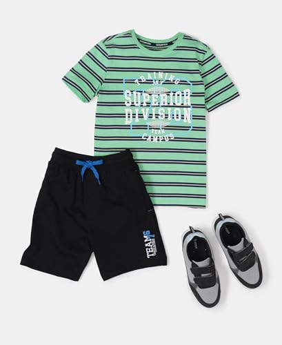 Image of Jockey AB12 Boys Super Combed Cotton Rich Graphic Printed Shorts (Colors & Prints May Vary)