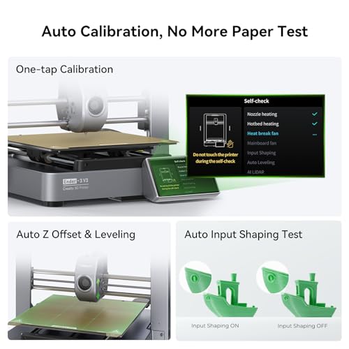 Impressora 3D Creality Ender 3 V3, 2024 Nova versão 600 mm/s Alta velocidade com construção toda em