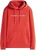 Tommy Jeans Men's TJM REG LINEAR LOGO HOODIE EXT DM0DM20746 Pullover Hoodie, RED (Terracotta Red), XXL #5