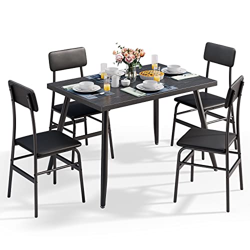 Gizoon Dining Table Set For 4, Kitchen Dining Table With 4 Chairs For Small Space, Apartment #TOP1