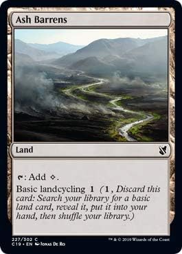 Magic: The Gathering - Ash Barrens - Commander 2019
