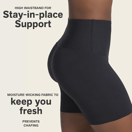Image of Leonisa PowerShorts Shapewear Shorts Tummy Control, High Waisted Shaper Slip Shorts for Women