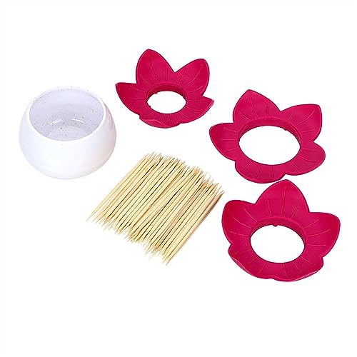 Distributeur de cure-dents rose porte-coton-tige étanche - 8