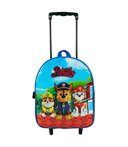 Bagtrotter Sac à Dos à Roulettes Pat Patrouille 31cm Bleu Cover