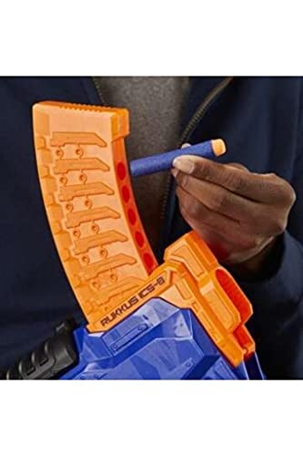 Hasbro E2654EU5 N-Strike Elite Rukkus ICS-8, Spielzeugblaster mit 8-Dart Slide-Magazin