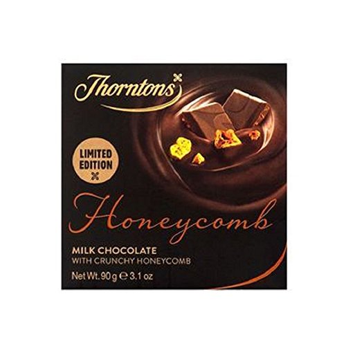 Thorntons Honeycomb Milk Chocolate Block (90g) (Pack of 2)