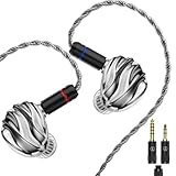 TRN SHELL 贝壳 モニターイヤホン 3DD+ 平面駆動 イヤホン ハイブリッド型 イヤーモニター IEM 中華 イヤモニ 高遮音性 カナル型 イアフォン 有線 3.5/4.4mm 交換式プラグ 2Pin脱着式ケーブル