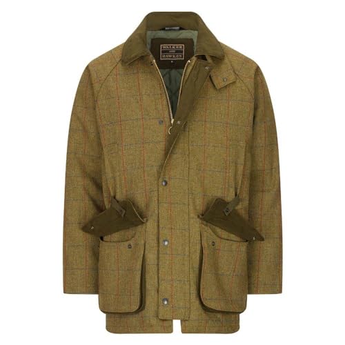 Walker and Hawkes Men's Barlaston Derby Tweed Jacket - Countryside Shooting Jacket for Men with Waterproof Fabric Protector3