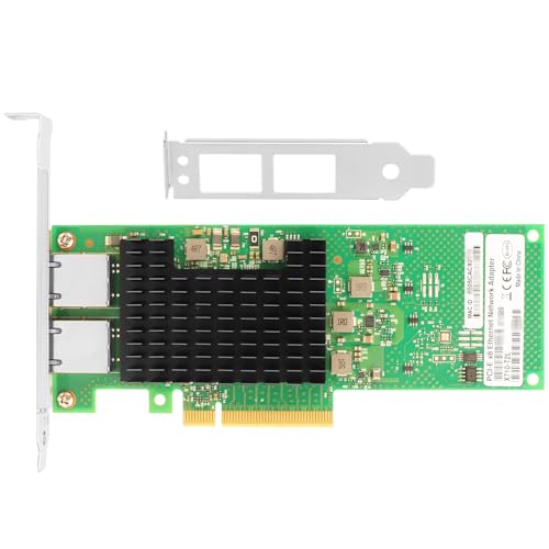 Euqvos PCIe Ethernet Network Card for Intel X710-T2L X710-AT2 Chipset PCIe 3.0 X8 10Gb Dual Port RJ45 LAN Card Support Windows Server/Windows/Linux/VMware/ESX by Euqvos - Image 2